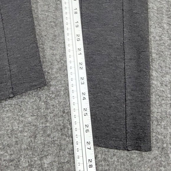 Philosophy Leggings Womens Small Charcoal Gray Stretch Pant Wide Waistband - Picture 6 of 11